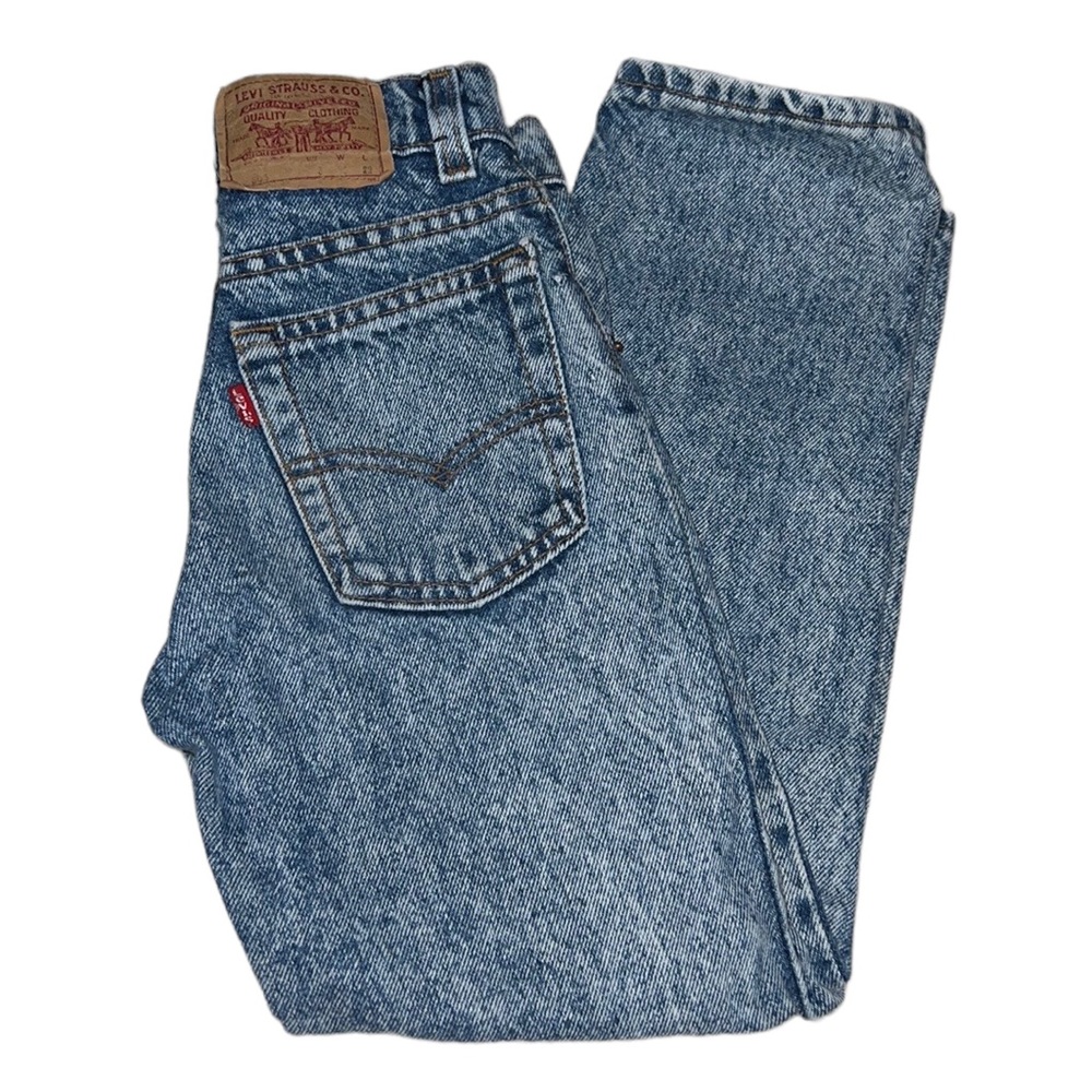 Vintage 505 acid washed denim jeans size 8